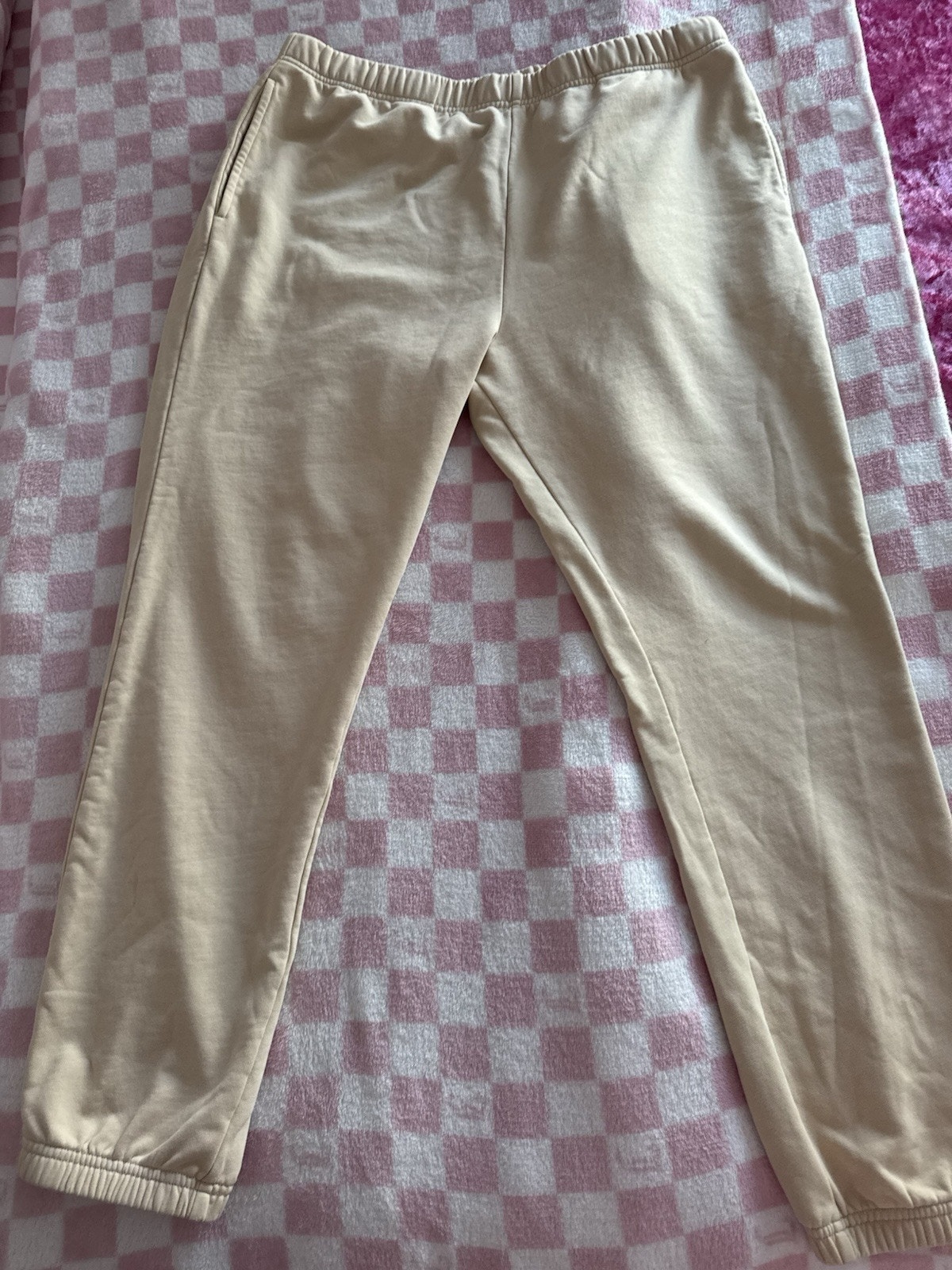 Allfenix Sweatpants Yoga Pilates Xl Cream Beige